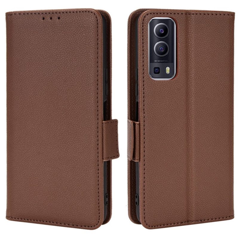 Custodia in pelle Vivo Y72 5G Folio Cover Flap Doppio Nuovi Colori