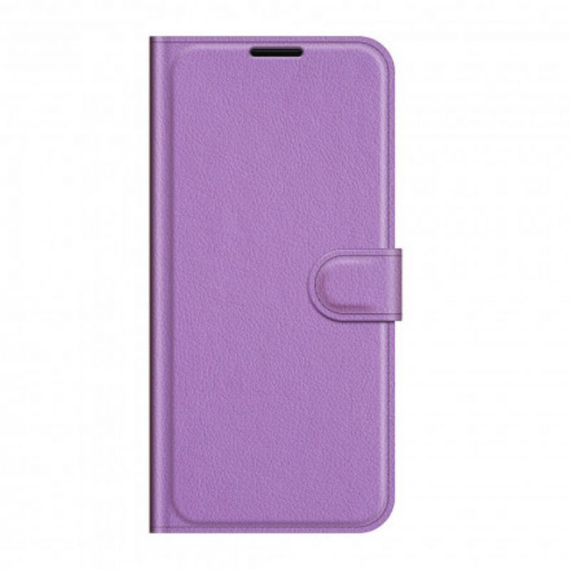 Folio Cover Vivo Y72 5G Classica Ecopelle Litchi