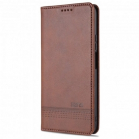 Folio Cover Vivo Y72 5G Custodia in pelle Stile In Pelle Azns
