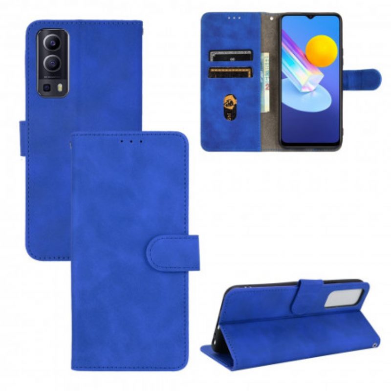 Folio Cover Vivo Y72 5G Tocco Di Pelle