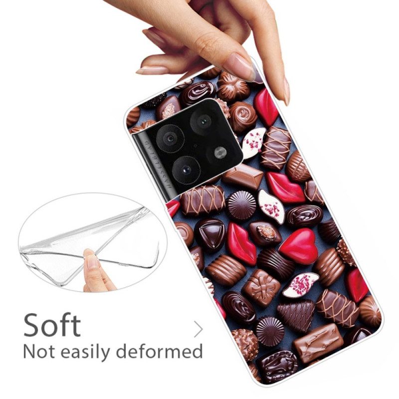 Cover OnePlus 10 Pro 5G Cioccolato Flessibile