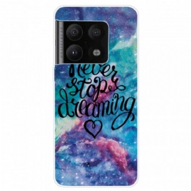 Cover OnePlus 10 Pro 5G Non Smettere Mai Di Sognare Colorato