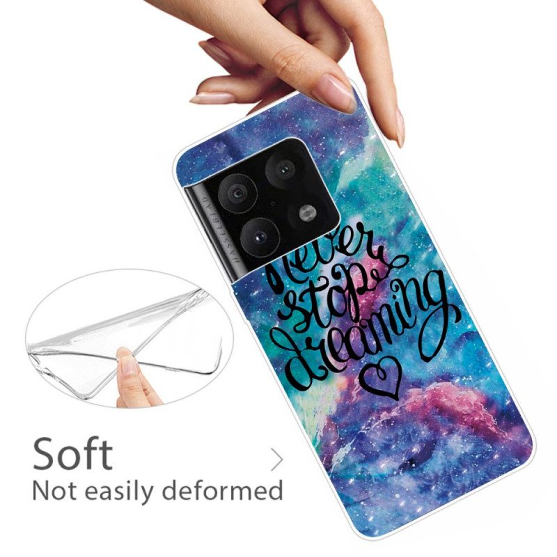 Cover OnePlus 10 Pro 5G Non Smettere Mai Di Sognare Colorato