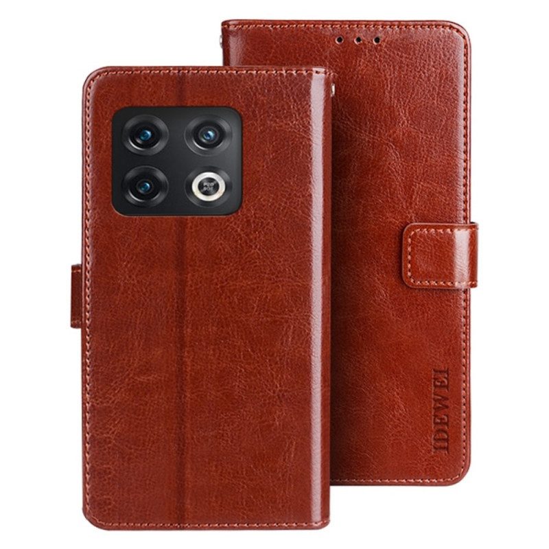 Custodia A Portafoglio OnePlus 10 Pro 5G Stile In Pelle Idewei