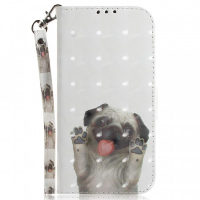 Custodia in pelle OnePlus 10 Pro 5G Cane Perizoma