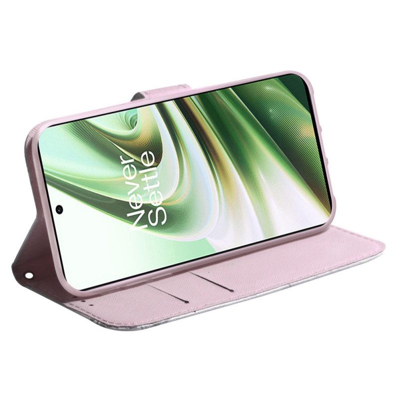 Custodia in pelle OnePlus 10 Pro 5G Perizoma Gatti