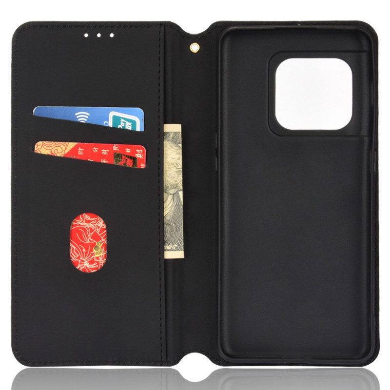 Folio Cover OnePlus 10 Pro 5G Custodia in pelle Effetto Pelle Diamante