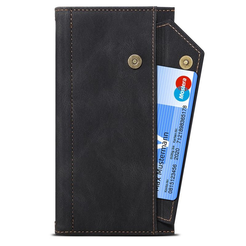 Folio Cover OnePlus 10 Pro 5G Portafoglio Multifunzionale