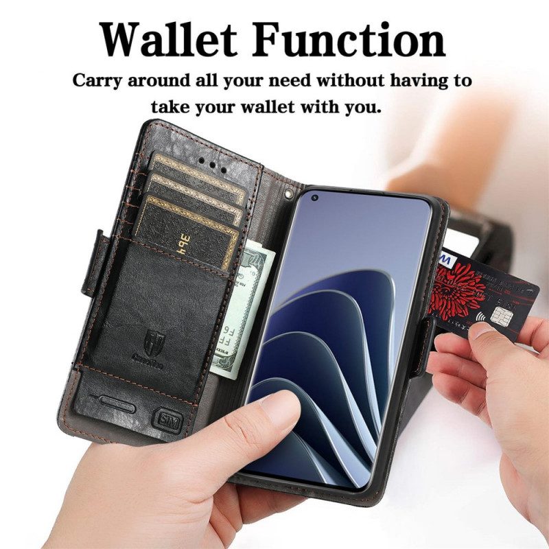 Folio Cover OnePlus 10 Pro 5G Stile Retrò