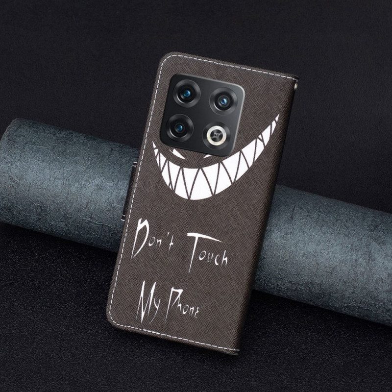 Folio Cover OnePlus 10 Pro 5G Telefono Del Diavolo