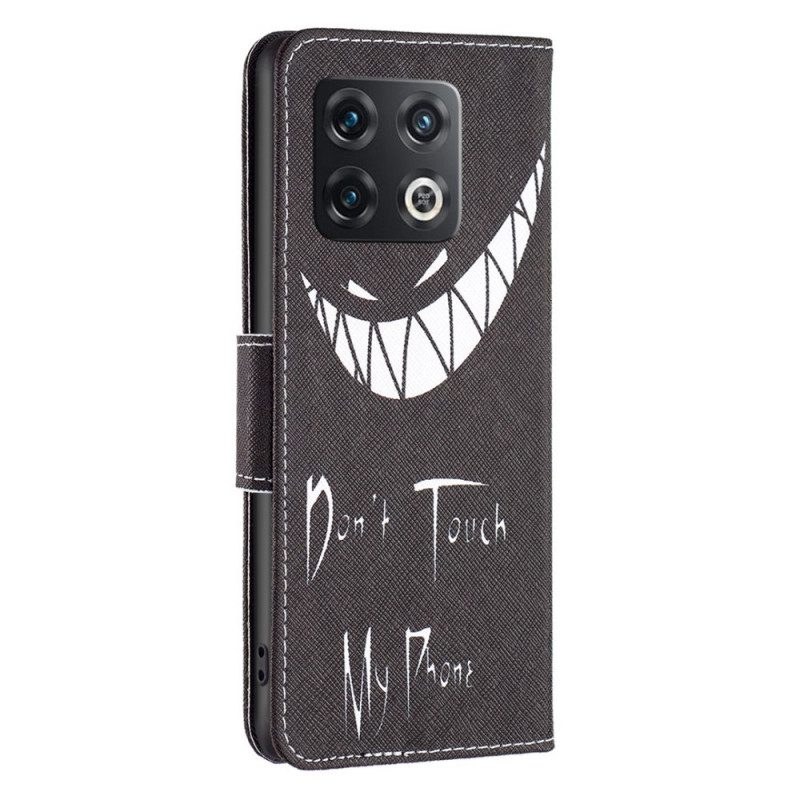 Folio Cover OnePlus 10 Pro 5G Telefono Del Diavolo