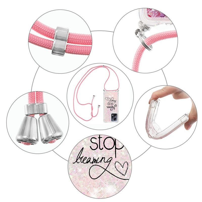 Cover Poco X5 5G Never Stop Glitter Coulisse