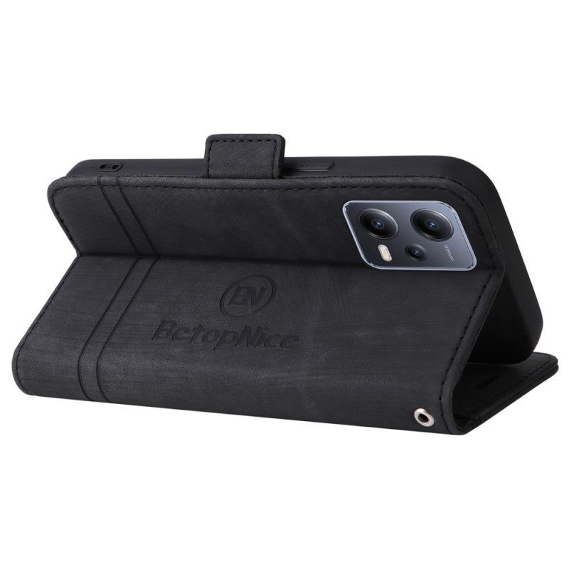 Custodia in pelle Poco X5 5G Betopnice Porta Carte Frontale