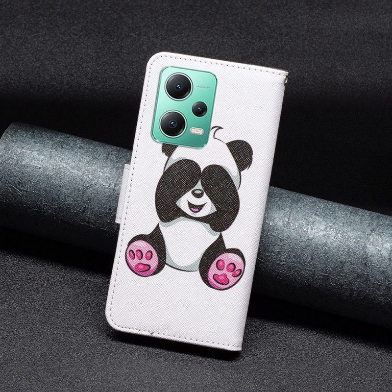 Custodia in pelle Poco X5 5G Il Mio Panda