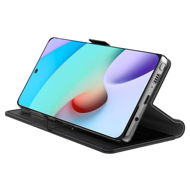 Custodia in pelle Poco X5 5G Specchio Removibile E Portacarte