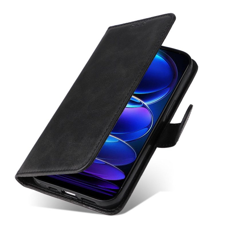 Folio Cover Poco X5 5G Semplice Con Cinturino