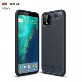 Cover Google Pixel 4 XL Fibra Di Carbonio Spazzolata
