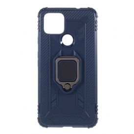 Cover Google Pixel 4A 5G Anello E Fibra Di Carbonio
