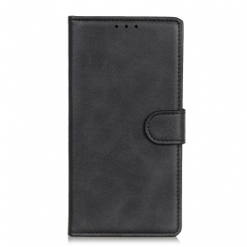Custodia in pelle Google Pixel 4A 5G Retro Effetto Pelle Opaca