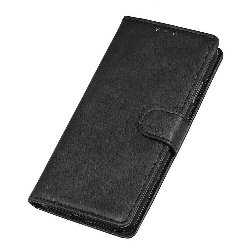 Custodia in pelle Google Pixel 4A 5G Retro Effetto Pelle Opaca