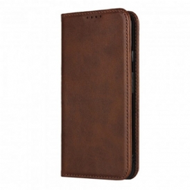 Folio Cover Google Pixel 4A 5G Custodia in pelle Cuoio Spaccato
