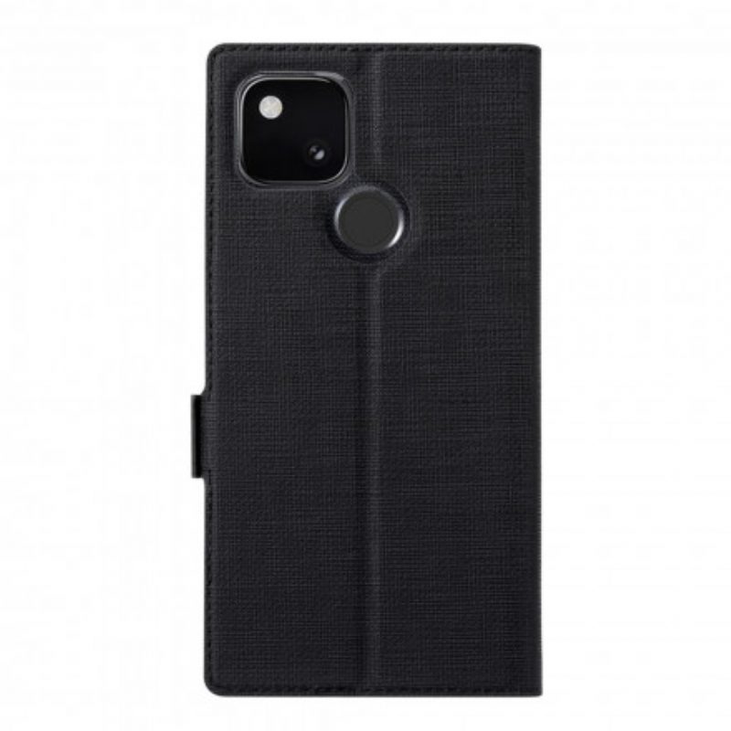 Folio Cover Google Pixel 4A 5G Custodia in pelle Vili Dmx Testurizzato