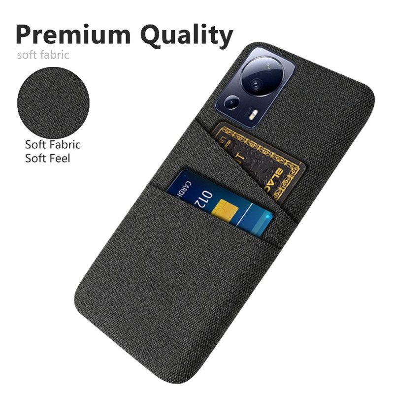 Cover Xiaomi 13 Lite Panno Con Portacarte