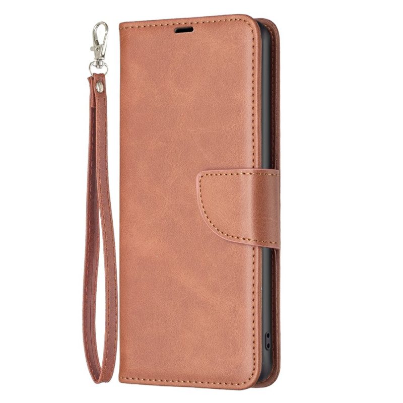 Custodia in pelle Xiaomi 13 Lite Chiusura Obliqua