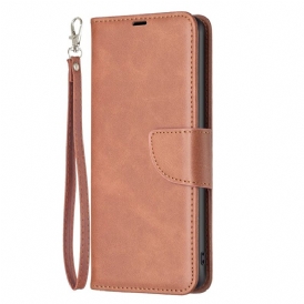 Custodia in pelle Xiaomi 13 Lite Chiusura Obliqua