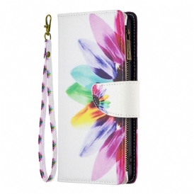 Custodia in pelle Xiaomi 13 Lite Portafoglio Portafoglio Di Fiori