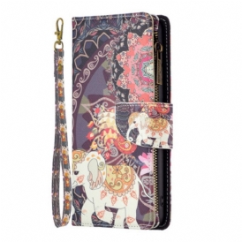 Custodia in pelle Xiaomi 13 Lite Portafoglio Portafoglio Elefante