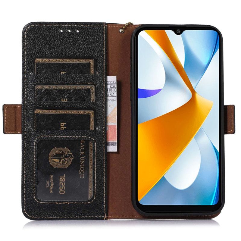 Custodia in pelle Xiaomi 13 Lite Protezione Rfid In Vera Pelle