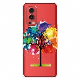 Cover OnePlus Nord 2 5G Albero Dell'acquerello Senza Soluzione Di Continuità