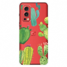 Cover OnePlus Nord 2 5G Cactus Dell'acquerello