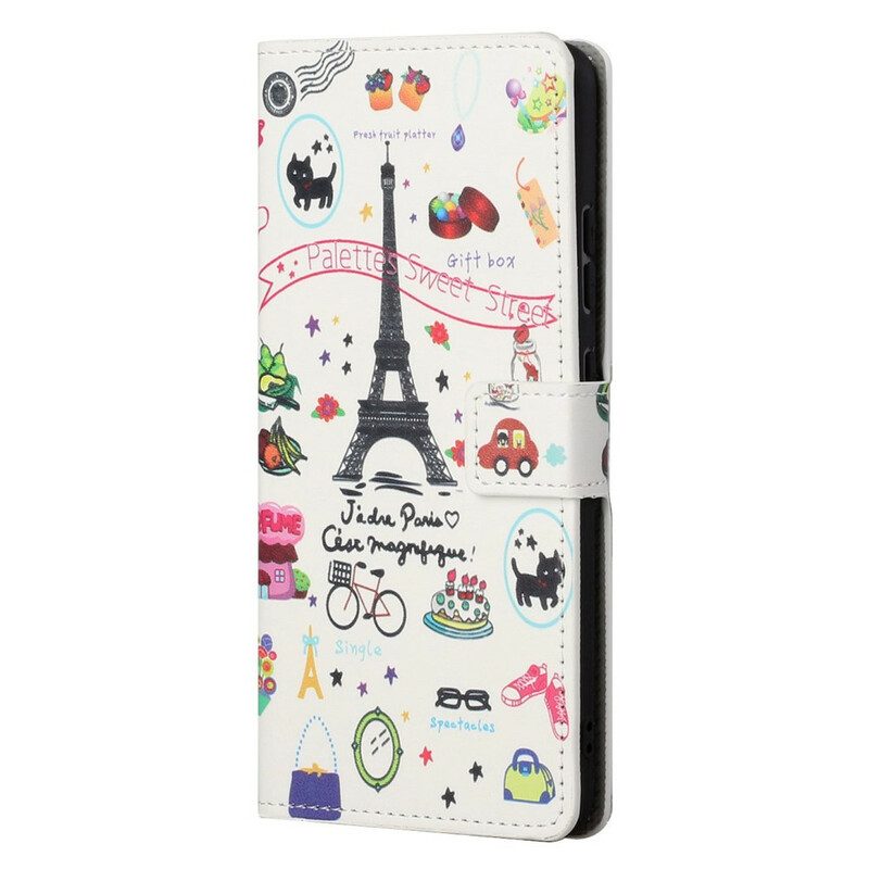 Custodia in pelle OnePlus Nord 2 5G Amo Parigi