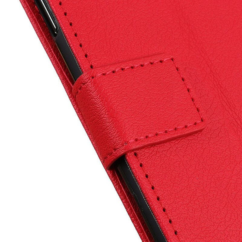Custodia in pelle OnePlus Nord 2 5G Semplice Effetto Pelle Lucida