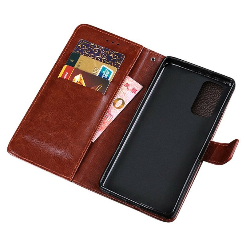 Custodia in pelle OnePlus Nord 2 5G Similpelle Idewei