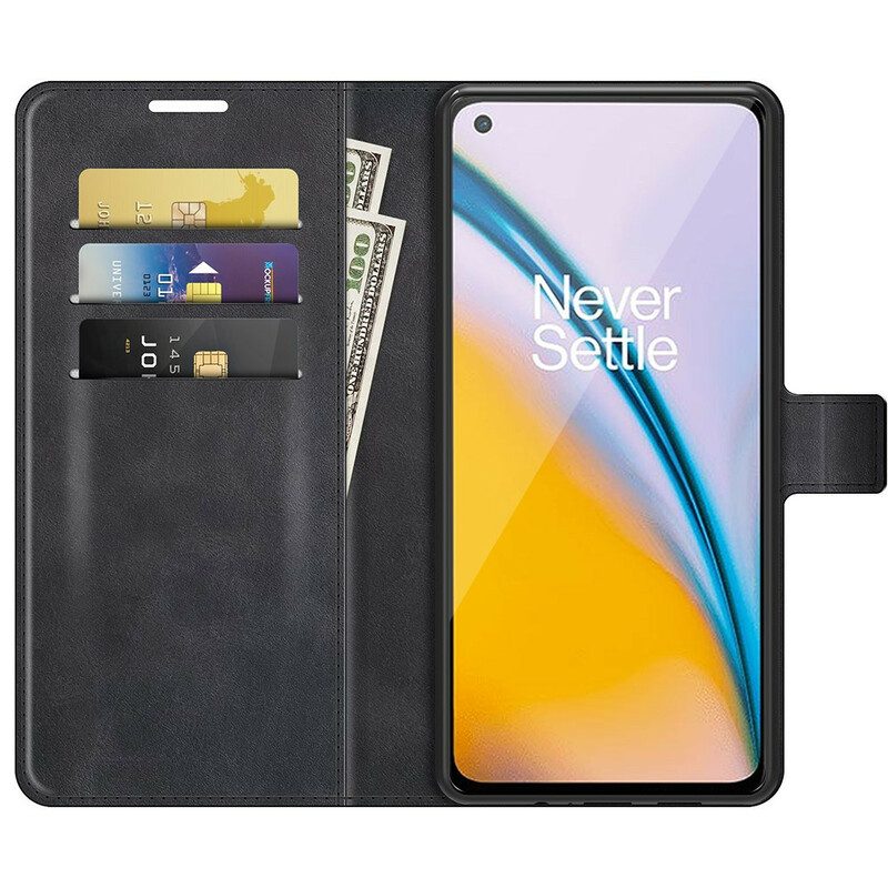 Custodia in pelle OnePlus Nord 2 5G Sottile Effetto Pelle Estremo