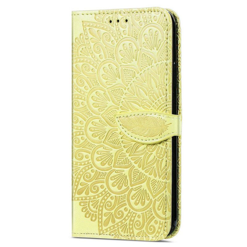 Folio Cover OnePlus Nord 2 5G Foglie Tribali
