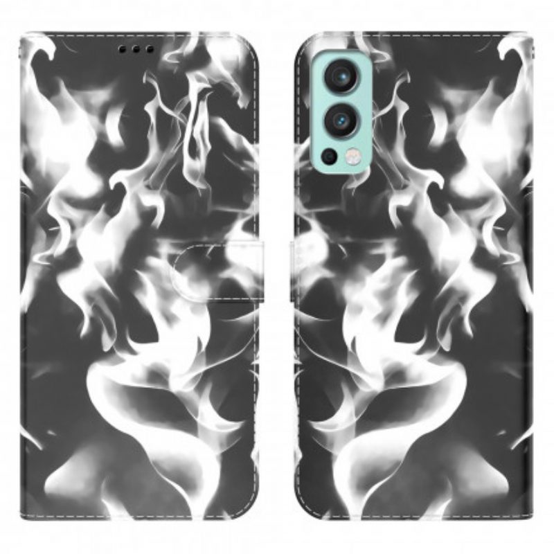 Folio Cover OnePlus Nord 2 5G Modello Astratto
