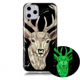 Cover iPhone 11 Pro Cervo Maestoso Fluorescente