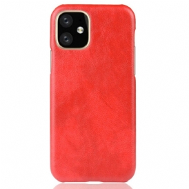 Cover iPhone 11 Pro Effetto Pelle Litchi