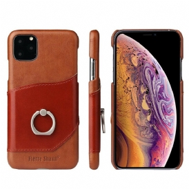Cover iPhone 11 Pro Fierre Shann Porta Carte E Porta Anelli