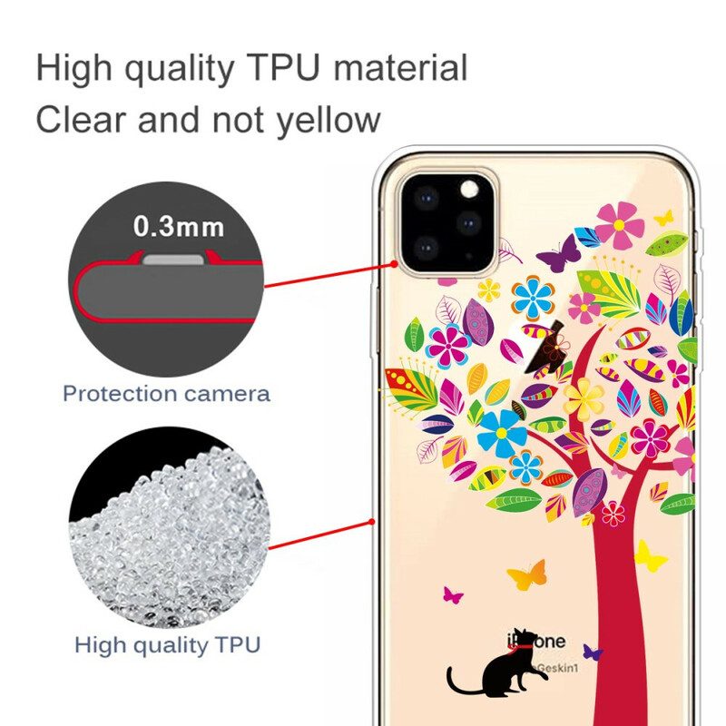 Cover iPhone 11 Pro Gatto Sotto L'albero