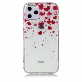 Cover iPhone 11 Pro Pioggia Di Cuori