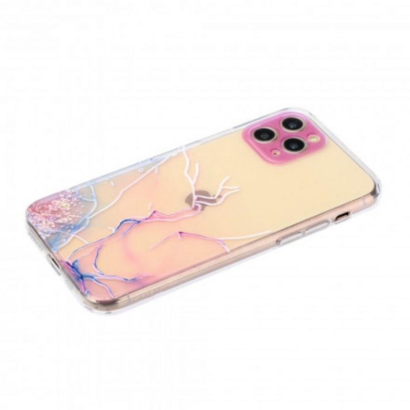 Cover iPhone 11 Pro Silicone Flessibile Artistico