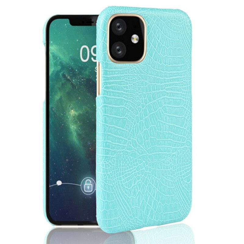 Cover iPhone 11 Pro Stile Pelle Di Coccodrillo