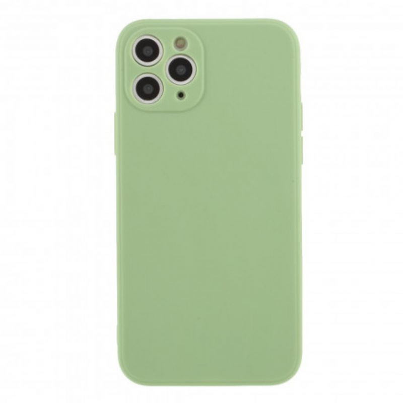 Cover iPhone 11 Pro Tappetino In Silicone Colore Puro