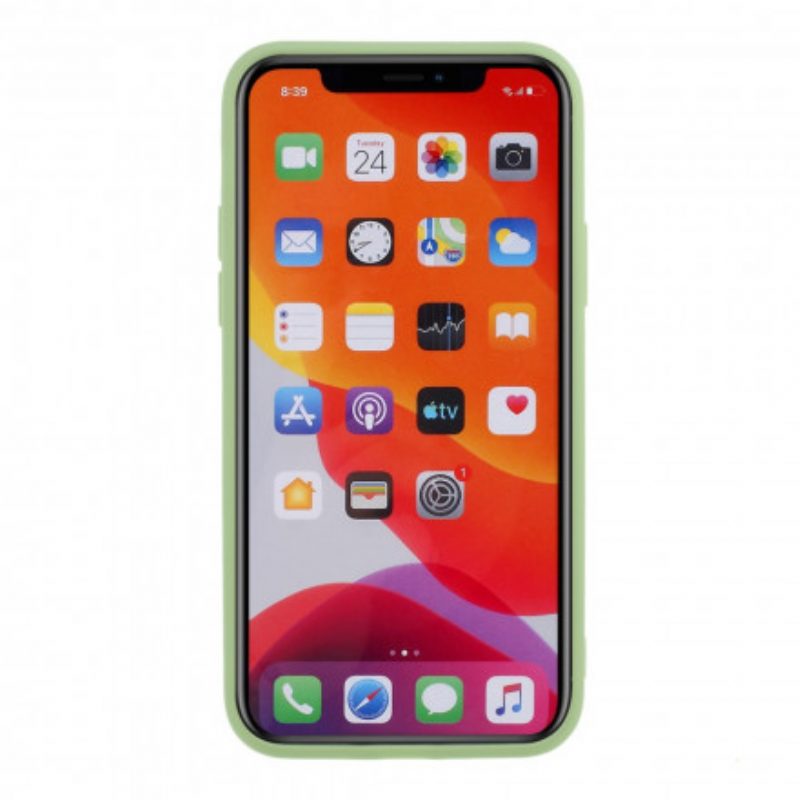 Cover iPhone 11 Pro Tappetino In Silicone Colore Puro