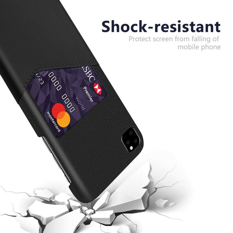 Cover iPhone 11 Pro Titolare Della Carta Ksq